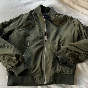 Green Bomber Jacket